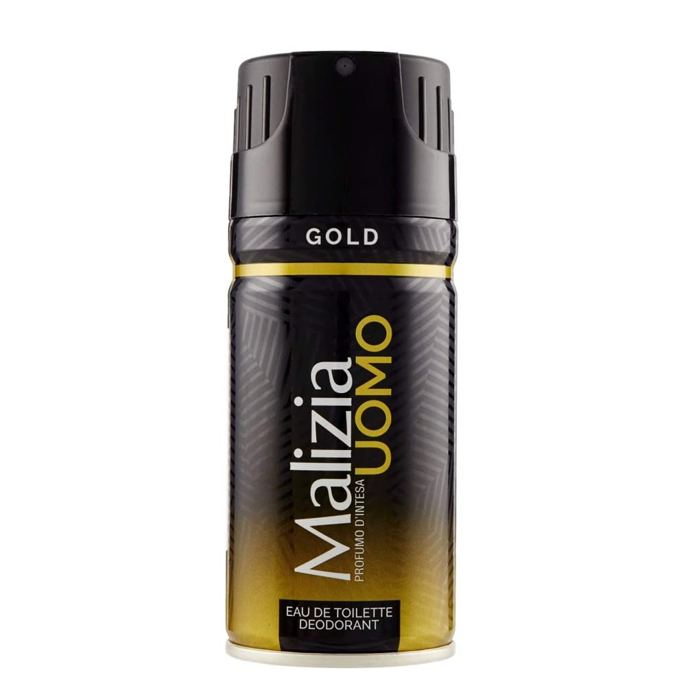 Malizia Gold Uomo Profumo DIntesa Deodorante Edt Spray 150ml