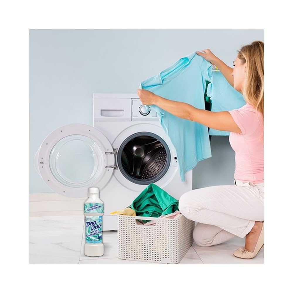 DEO DUE AMMORBIDENTE MORBIDO FIORI D'ACQUA 1 LITRO PROFUMA BIANCHERIA FINO A 50 LAVAGGI