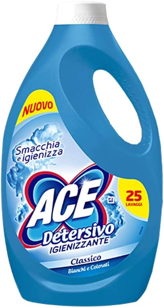 ACE DETERSIVO IGIENIZZANTE LAVATRICE CLASSICO 4 FLACONI DA 1,375 LT (4)