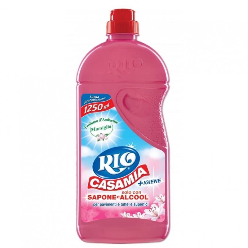 6 X Rio Casamia Marsiglia pavimenti Marseille Detergente per pavimenti 1.250 ML