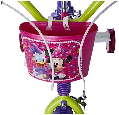 Disney 13126 Minnie-Bicicleta 12'', Multicolore,
