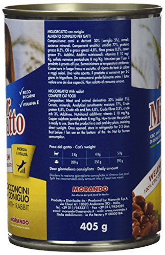 Migliorgatto Bocconcini con Coniglio con Vitamine e Sali Minerali - 405 gr