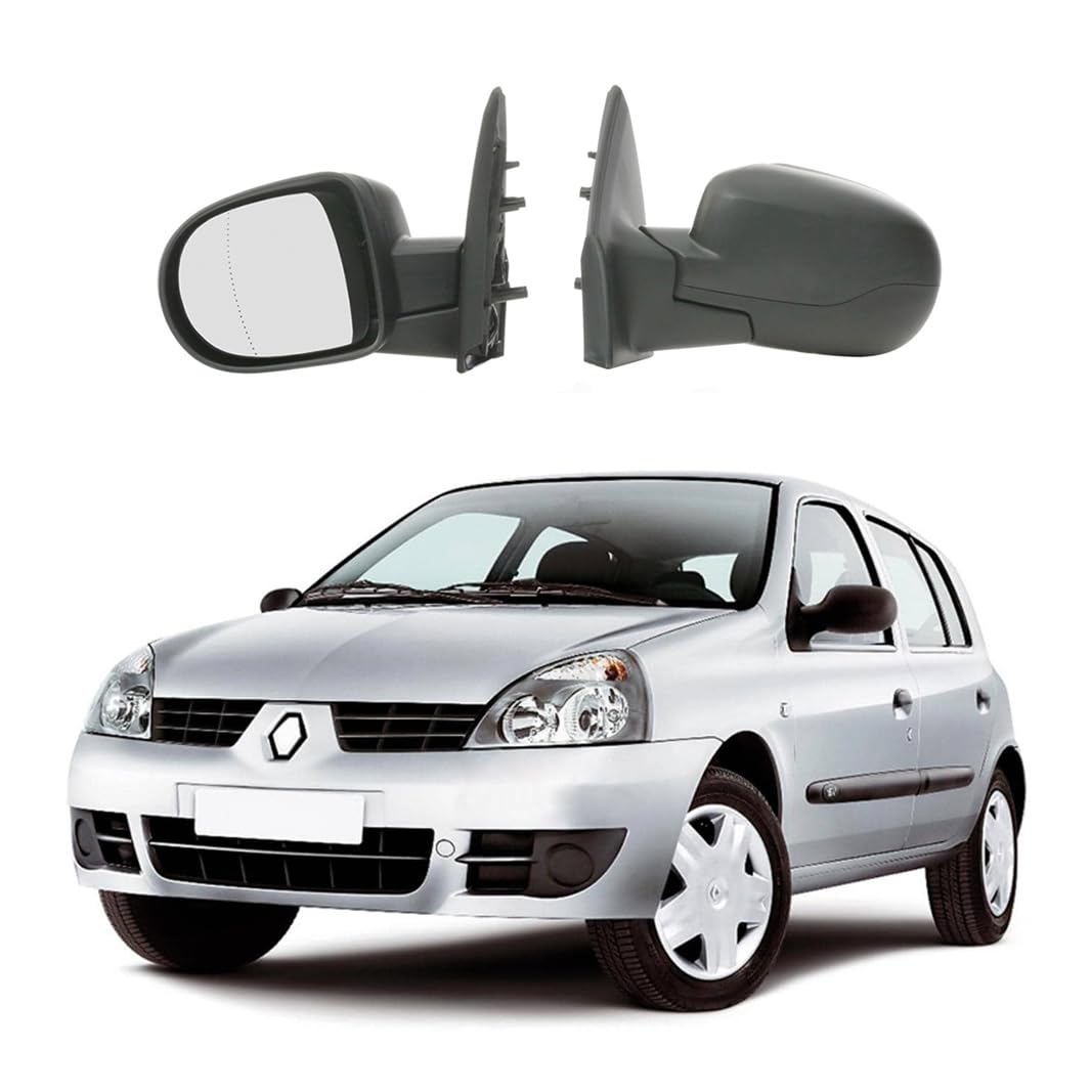 CG94 RETROVISORE ELETT. Term. Sinistra [Lato Guida] per Auto: Clio - Calotta da VERNICIARE - VETR. ASF 5 Pin