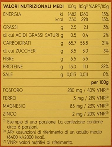 Barilla Pasta Integrale Pennette Rigate Semola Integrale di Grano Duro, 500 gr
