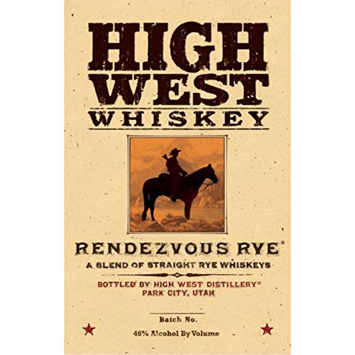High West Whiskey RENDEZVOUS RYE 46% Vol. 0,7l