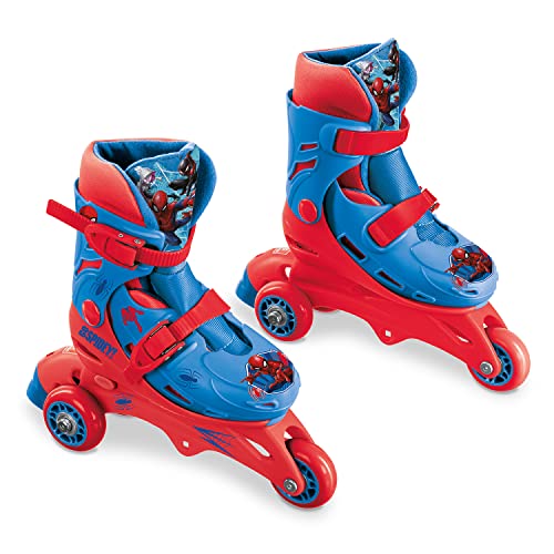 Mondo Toys - 3IN LINE SKATES Pattini in linea doppia funzione regolabili da 29 al 32 per bambini
