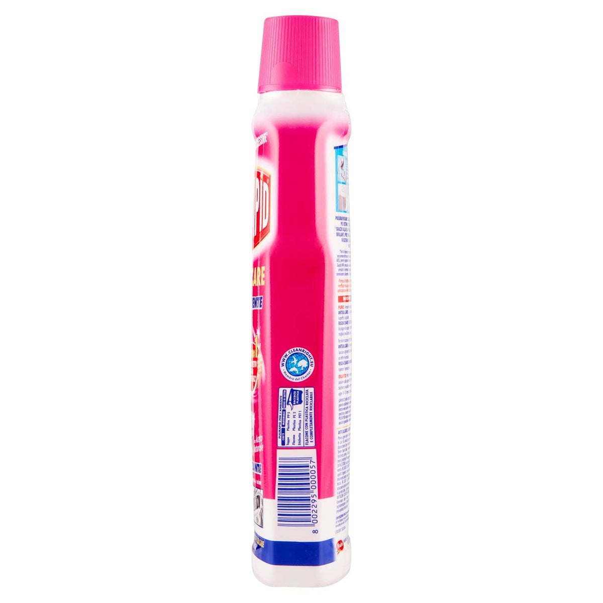 Pulirapid Anticalcare, su inox e ceramica, con aceto naturale, 500 ml, 1 pezzo - [confezione da 16]