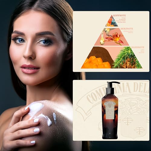 Compagnia delle Indie - Crema Idratante Corpo - Crema Idratante - Crema Idratante Uomo - Crema Idratante Donna - Essenze Assortite - Formato 250 ml