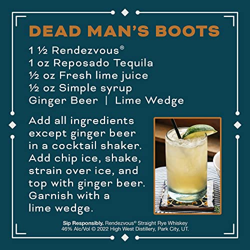 High West Whiskey RENDEZVOUS RYE 46% Vol. 0,7l