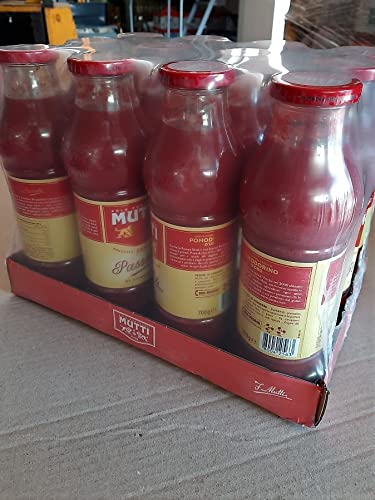 Passata di pomodoro in vetro Mutti cartone da 700gr x 12 pz