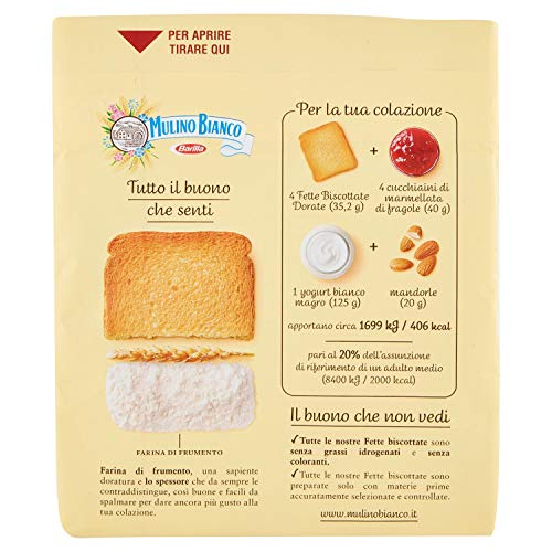 Mulino Bianco - Fette biscottate "Le dorate"