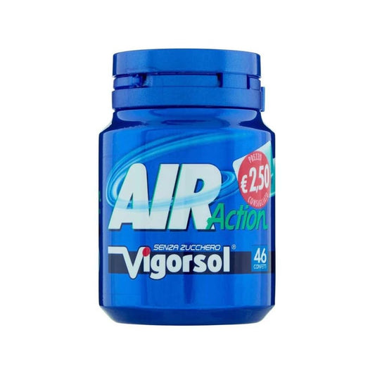 Vigorsol Air Action Medium Bottle, gomme da masticare - [Barattolo da 46 confetti]