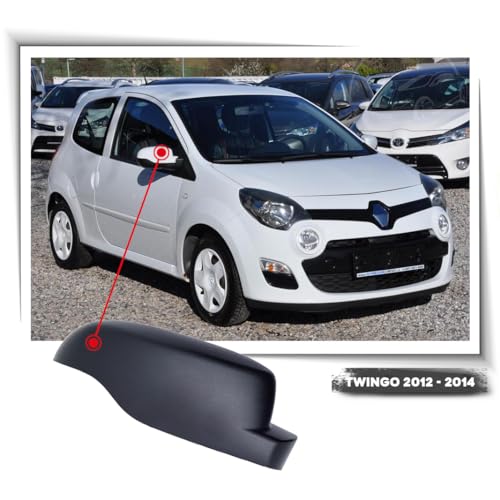 CG94 - Calotta Specchietto Retrovisore Nera per Auto R. CLIO III 2009-2014 - R. TWINGO II 2012-2014