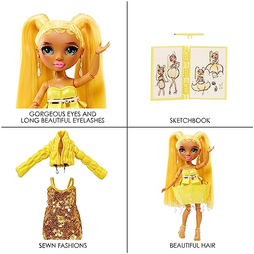 Rainbow High Fashion Doll con Slime & Animale - Ruby (Rosso) - Bambola scintillante da 28 cm con Slime scintillante, Animale Magico e Accessori Moda - Età 4-12 anni