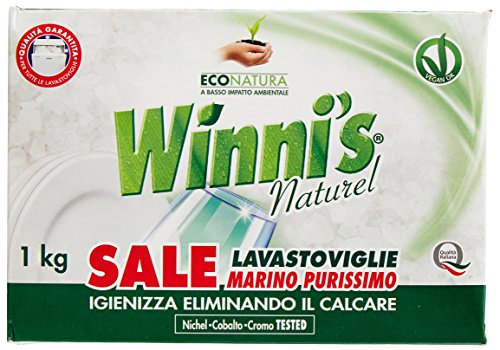 Winni's - Sale Lavastoviglie, Marino Purissimo - 6 pezzi da 1 kg [6 kg]