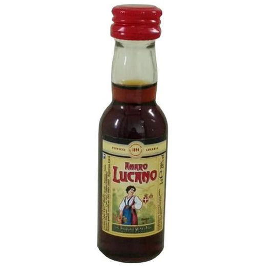 Multipack da 20 Confezioni di Amaro Lucano Mignon da 5 Centilitri Ciascuna