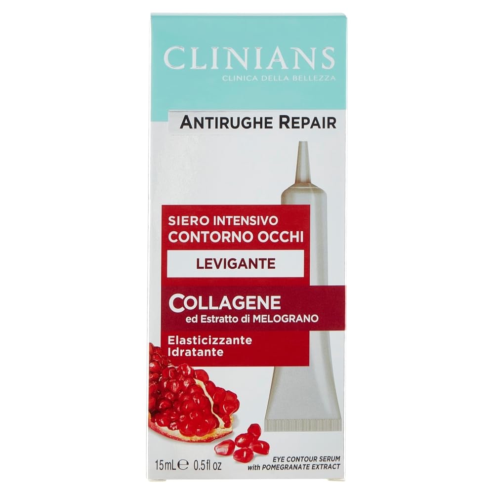 CLINIANS | Antirughe Repair Siero Intensivo Contorno Occhi, Dermatologicamente Testato, Made in Italy, 15 ml
