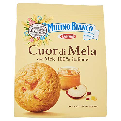 Mulino Bianco - Biscotti Cuor di Mela - 3 confezioni da 300 g [900 g]