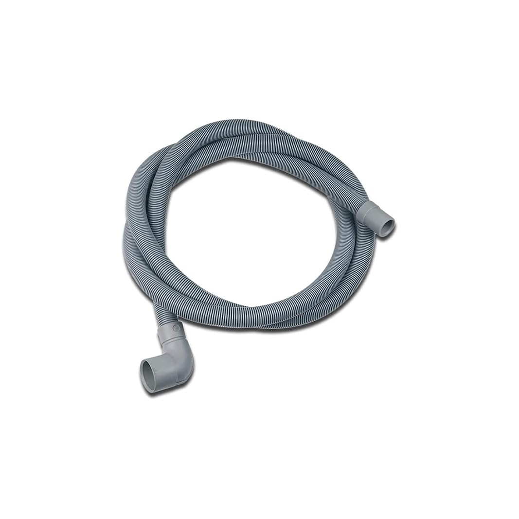CG94 - Tubo Scarico Lavatrice Universale Con Pipa. Ø21-29mm, 90°. Lunghezza: 350Cm.