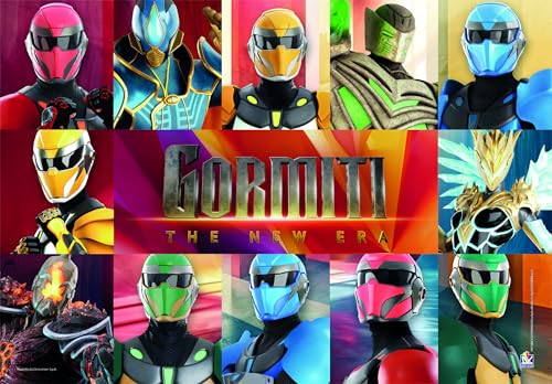 Clementoni - Puzzle per Bambini 104 Pezzi, Illustrazione Gormiti, per Bambini dai 6 Anni, Cartoni Animati, Supereroi, Idea Regalo Compleanno, Made in Italy, 48,5x33,5 cm, 25790