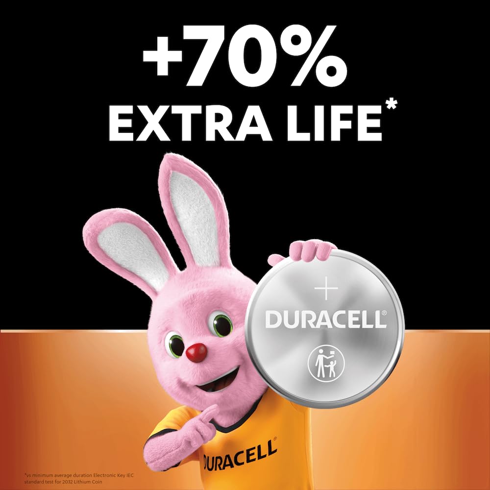 8X Duracell Cr 2032 Lithium (4 Blister Da 2 Batterie) 8 Pile
