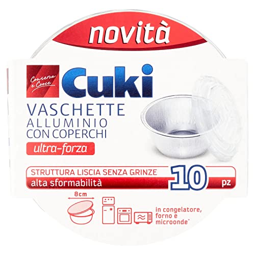 Cuki Vaschetta in Alluminio, Grigio, Monoporzione