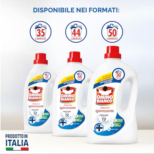 Omino Bianco - Detersivo Lavatrice Liquido, Igienizzante