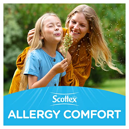 Scottex Fazzoletti di Carta Allergy Comfort, Box Fazzoletti Ultra Delicati, Senza Profumo, Ideali per Pelli Sensibili, 56 Veline