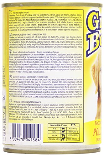 Gran Bontà Alimento Completo per Cani, Bocconi Cotti nel Forno con Pollo e Tacchino - 400 gr