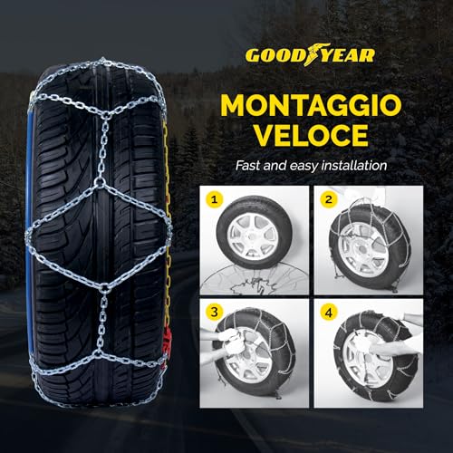 Goodyear 77900 "G9, Catene Neve Auto 9 mm