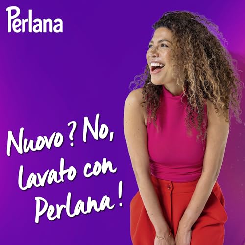 Perlana Detersivo Colorati (58 lavaggi), Detersivo lavatrice liquido per tutti i capi colorati, Detersivo colorati per pulizia delicata e colori e fibre rinnovati