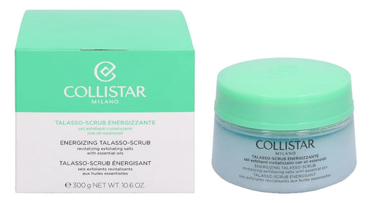 Collistar Talasso Scrub Energizzante, scrub corpo con sali marini esfolianti e oli preziosi per un'effetto intenso di energia e vitalità, per tutti i tipi di pelle, 300 g
