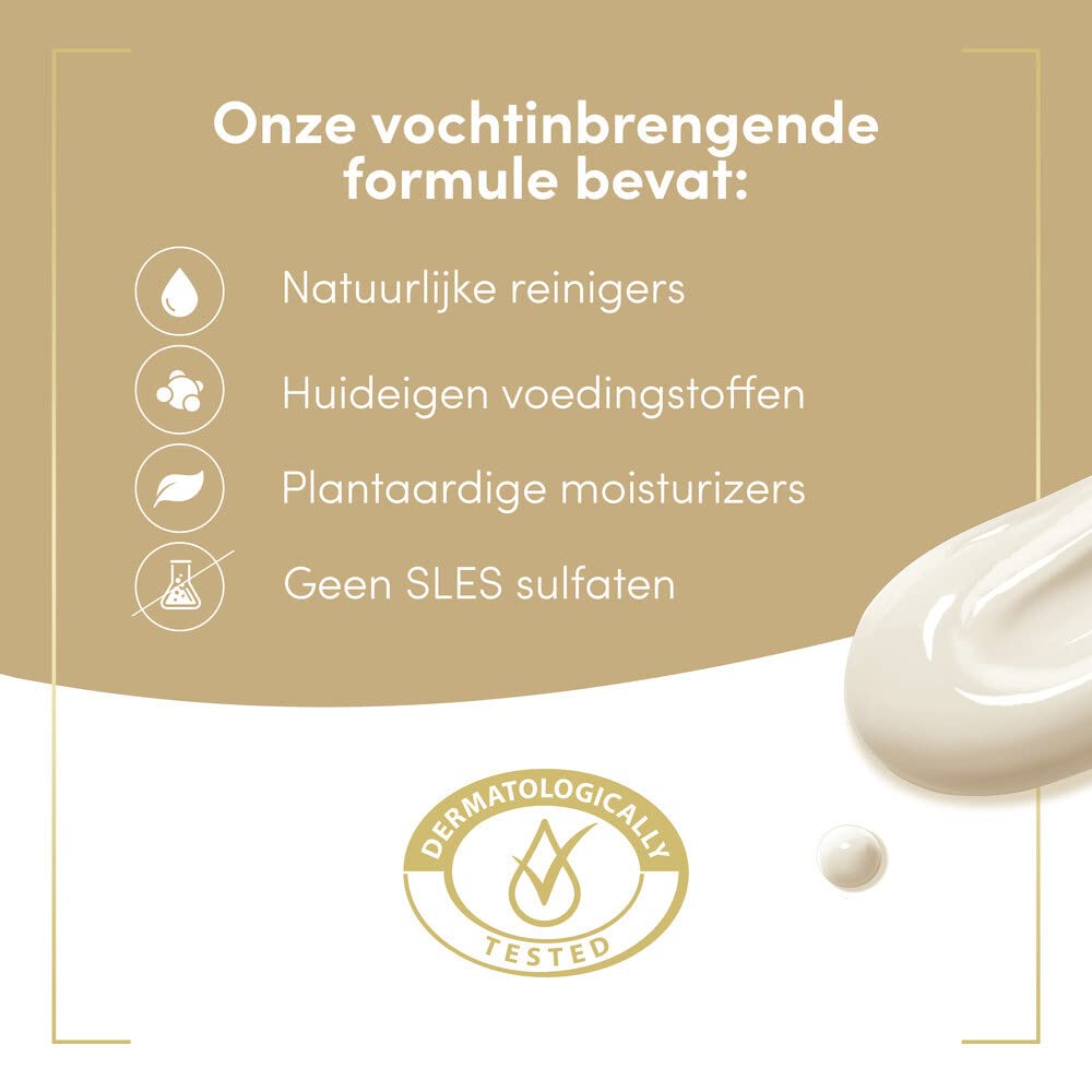 Dove Bagnoschiuma nutriente in seta, delicato con microbiome, per una pelle più morbida e liscia dopo una doccia, 450 ml