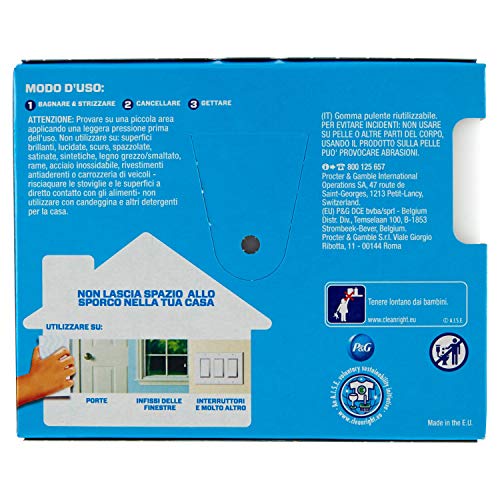 Mastro Lindo - La Gomma Magica, Con Doppio Strato - 4 confezioni da 2 gomme [8 gomme]