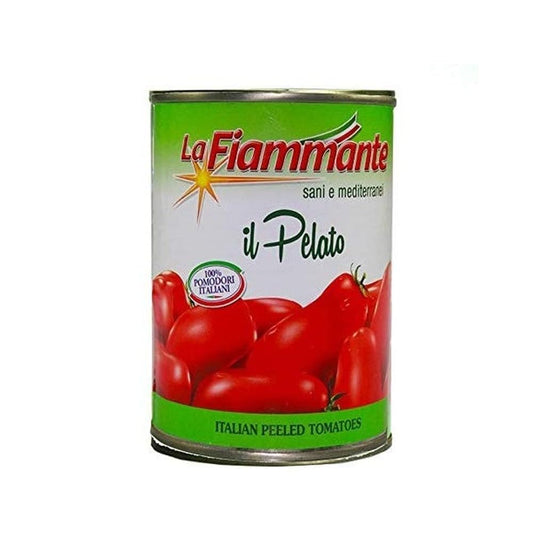 La Fiammante Pelati senza basilico 400 gr. - 24 Pezzi