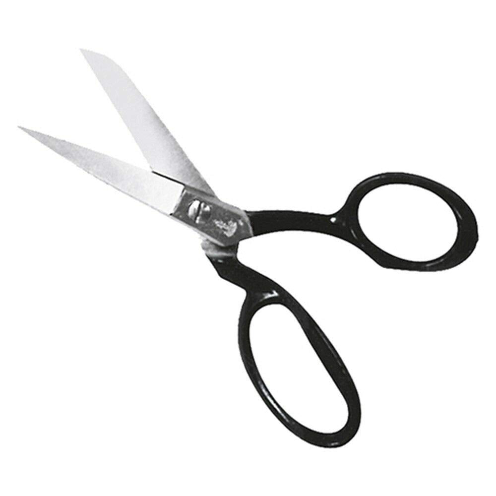 De Luca Forbici da Sarto Tipo 'Wiss' in Acciaio Nichelato. Manico Verniciato.