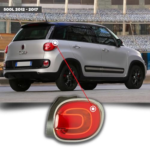 CG94 - Gruppo Ottico Posteriore F. 500L 2012 - Cornice Cromata