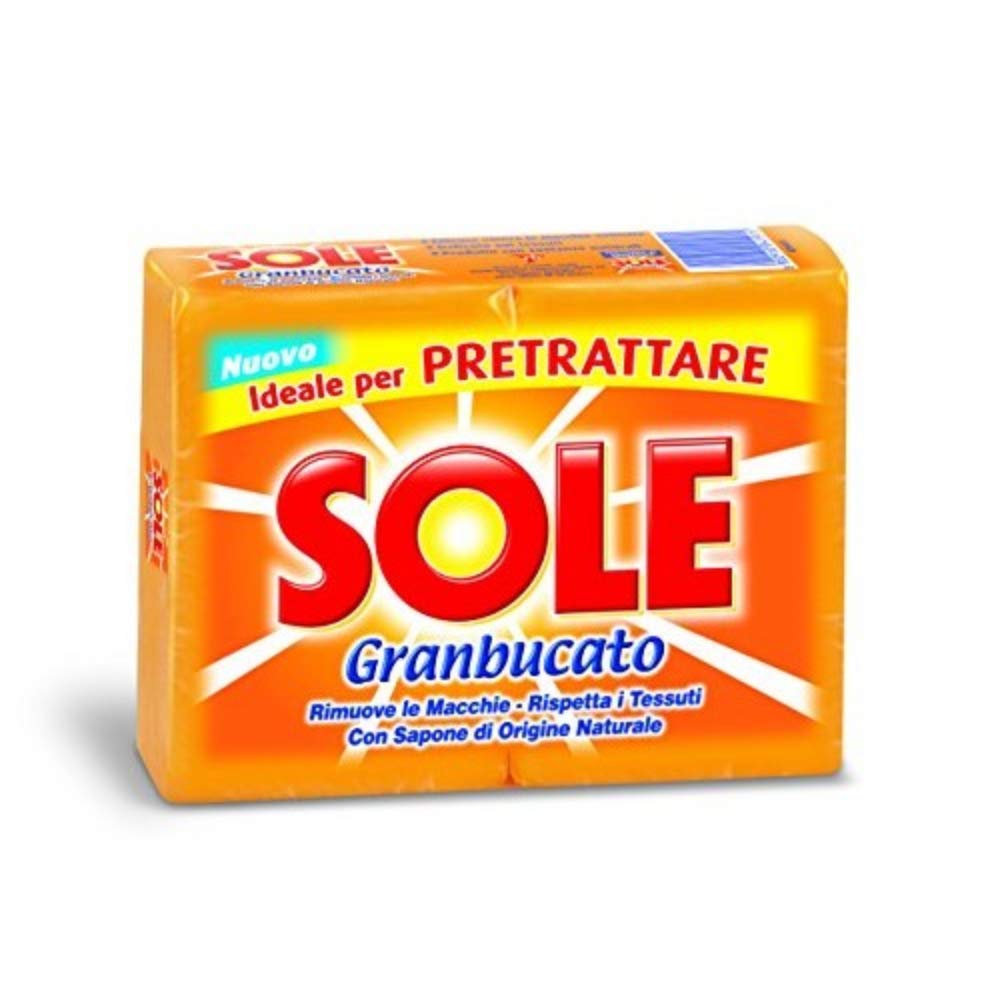 Sole"Sole Granbucato" Sapone da bucato (2X250g)