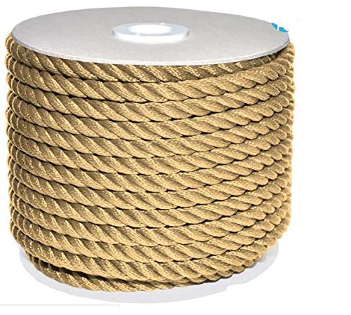 CIMA 28 MM in Poliestere Lucido Beige AFFONDANTE CARICO Rottura 12000 kg - a Metro lineare