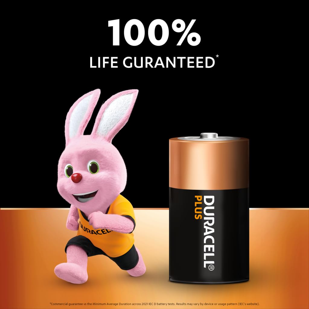 2X Duracell D Plus LR20 MN1300 Alcaline (1 Blister Da 2 Batterie) 2 Pile