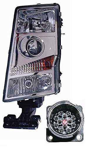 FARO 4-H7 PRED. REG. ELETTRICA CONNETTORE OVALE VOLV. TRUCK FM-FH - 01/'02>12/'07 - DX