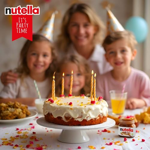 Nutella - Crema Spalmabile alle Nocciole e Cacao, Senza Glutine, Conservanti e Grassi Idrogenati, Formato Scorta per Eventi e Bomboniere, Ideale a Colazione, 64 Vasetti da 25 gr
