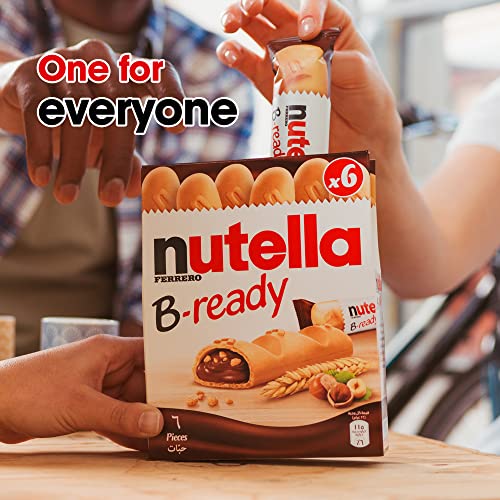 1 x NUTELLA B-READY CIALDA DI PANE FARCITA CON NUTELLA 1 SNACK 22 GR WAFER