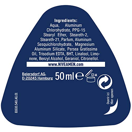 Nivea Men Deodorante a Sfera, 50 ml, Uomo