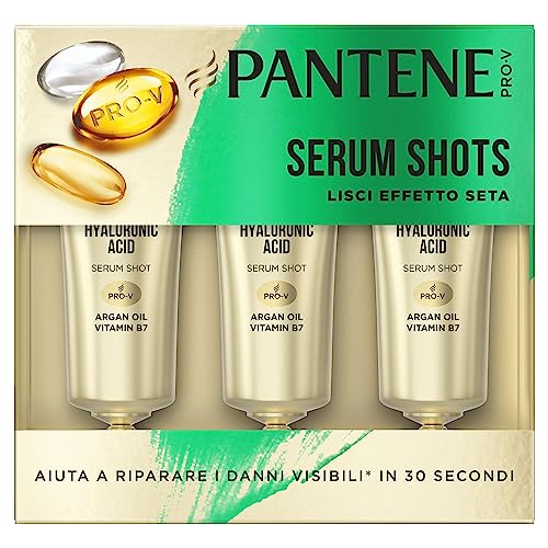 Pantene Pantene Pro Lisci Effetto Seta, Morbidezza Effetto Seta e Controllo dell'Effetto Crespo