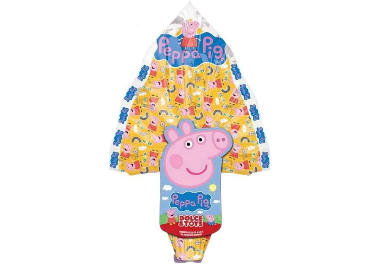 CG94 - UOVO DI PASQUA NOVITA' 2025 ! (personaggio peppa pig) peso 250 gr