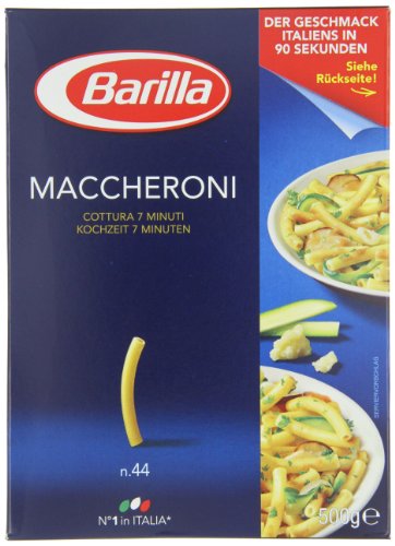Barilla maccheroni n. 44, 8 Pack (8 x 500 g)