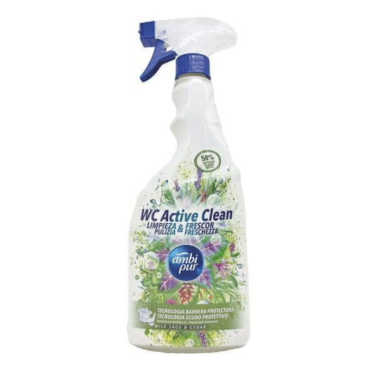 Ambipur Detergente Wc Spray Green Salvia E Cedro 750ml, 750ml