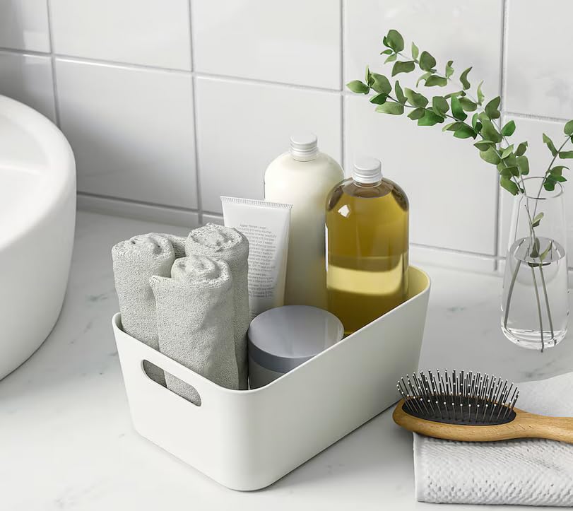 IKEA Scatola di immagazzinaggio UPPDATERA 24 x 17 cm, colore bianco