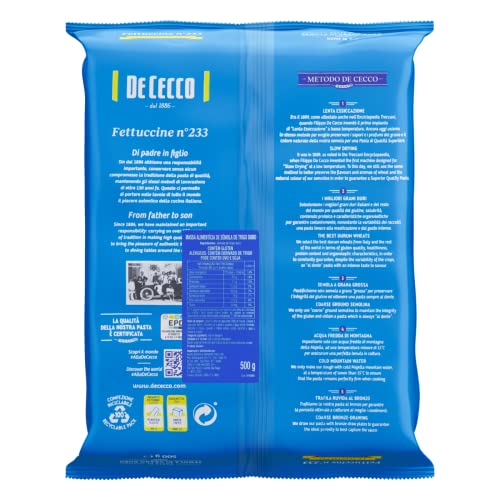 De Cecco N.233 Fettuccine Gr.500